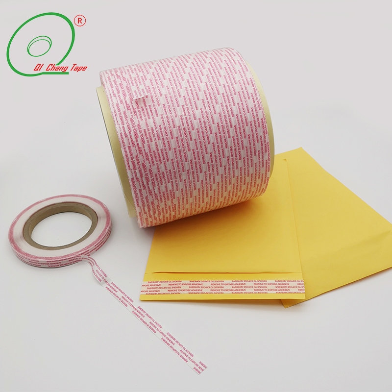 Glassine Paper Permanent Bag Sealing Tape 格拉辛纸永久封袋胶带