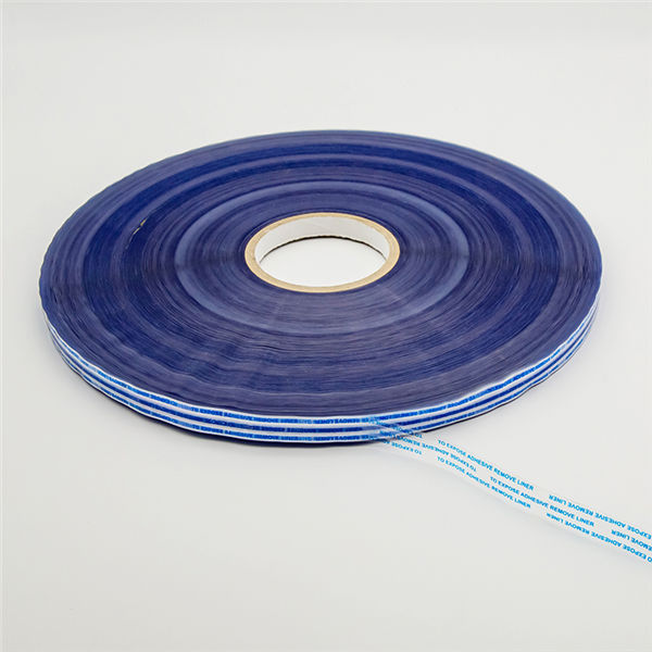 Permanent Bag Sealing Tape with Blue Printing 蓝色印刷破坏胶带